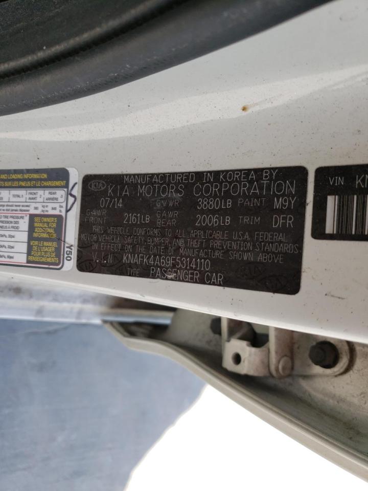 Photo 10 from auction – 2015 KIA FORTE LX with VIN KNAFK4A69F5314110