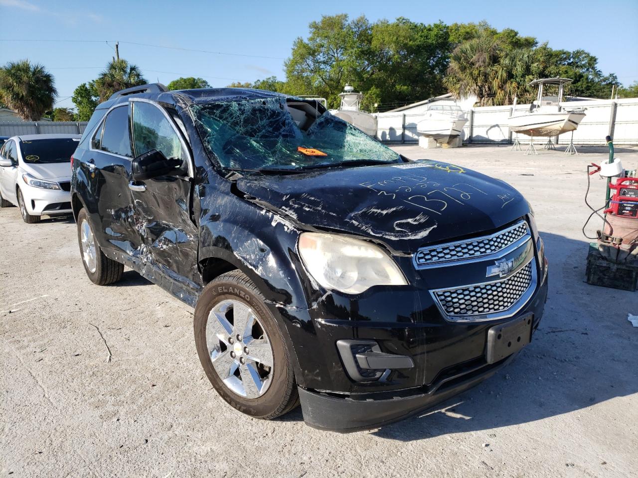 CHEVROLET EQUINOX LT 2013 with VIN 2GNALDEK0D1195225 - Photo from auction