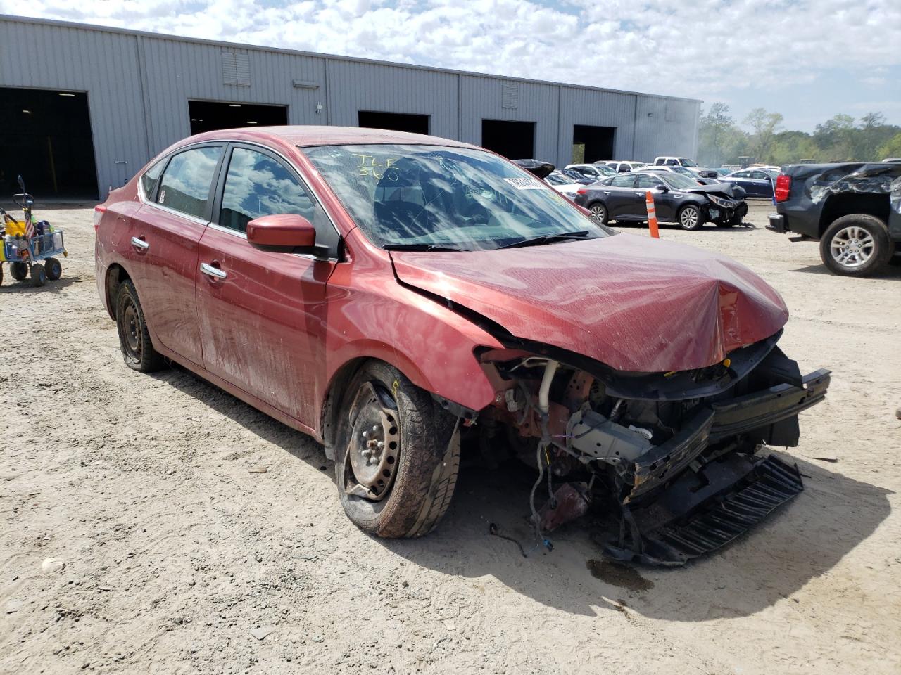 NISSAN SENTRA S 2015 with VIN 3N1AB7AP1FY248116 - Photo from auction