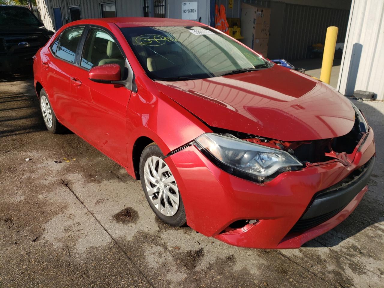 TOYOTA COROLLA L 2014 with VIN 2T1BURHE3EC105467 - Photo from auction