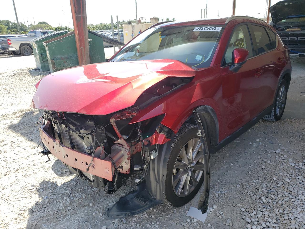 Photo 2 from auction – 2021 MAZDA CX-5 GRAND with VIN JM3KFADM6M1300580
