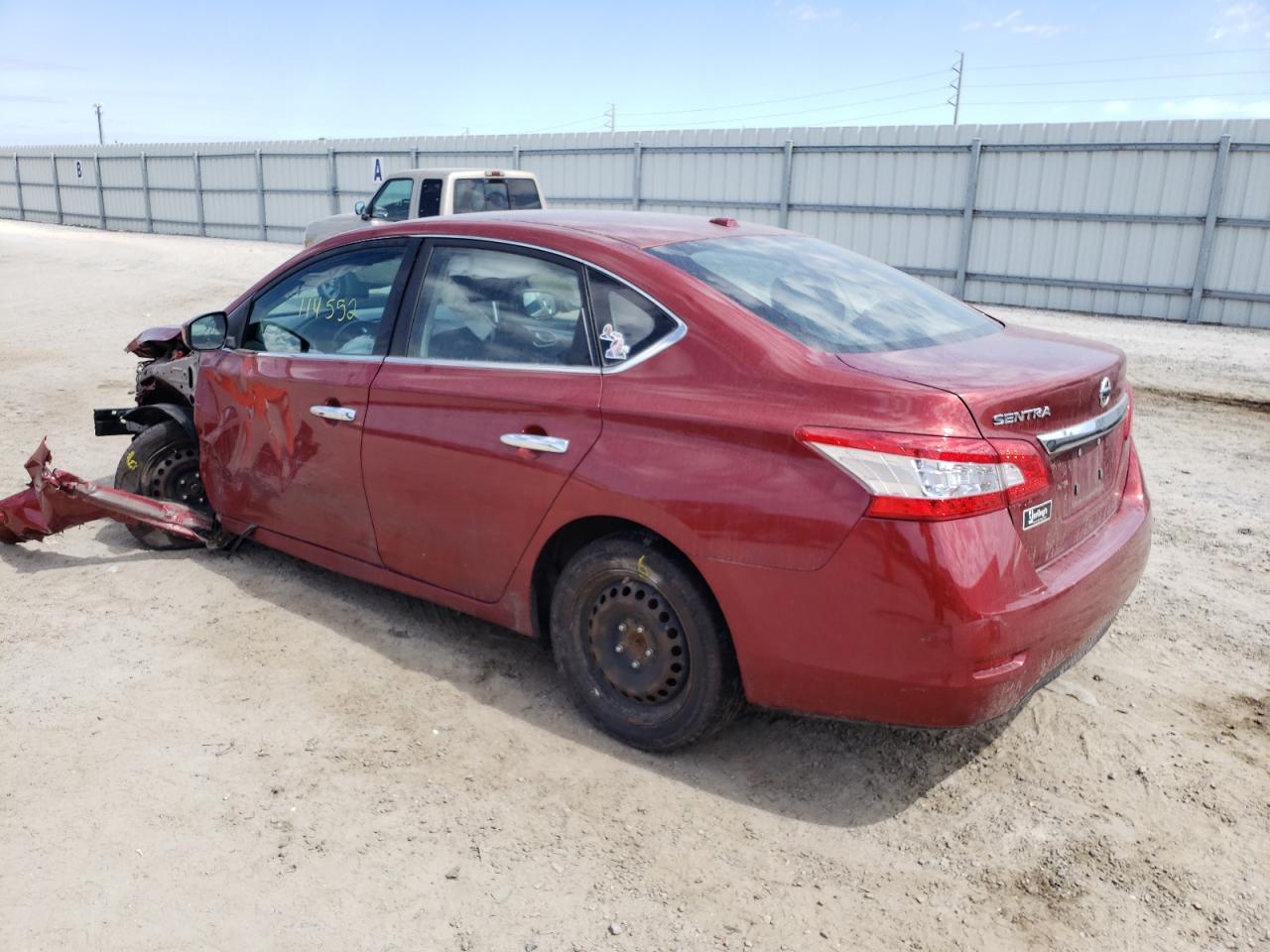 Photo 3 from auction – 2015 NISSAN SENTRA S with VIN 3N1AB7AP1FY248116