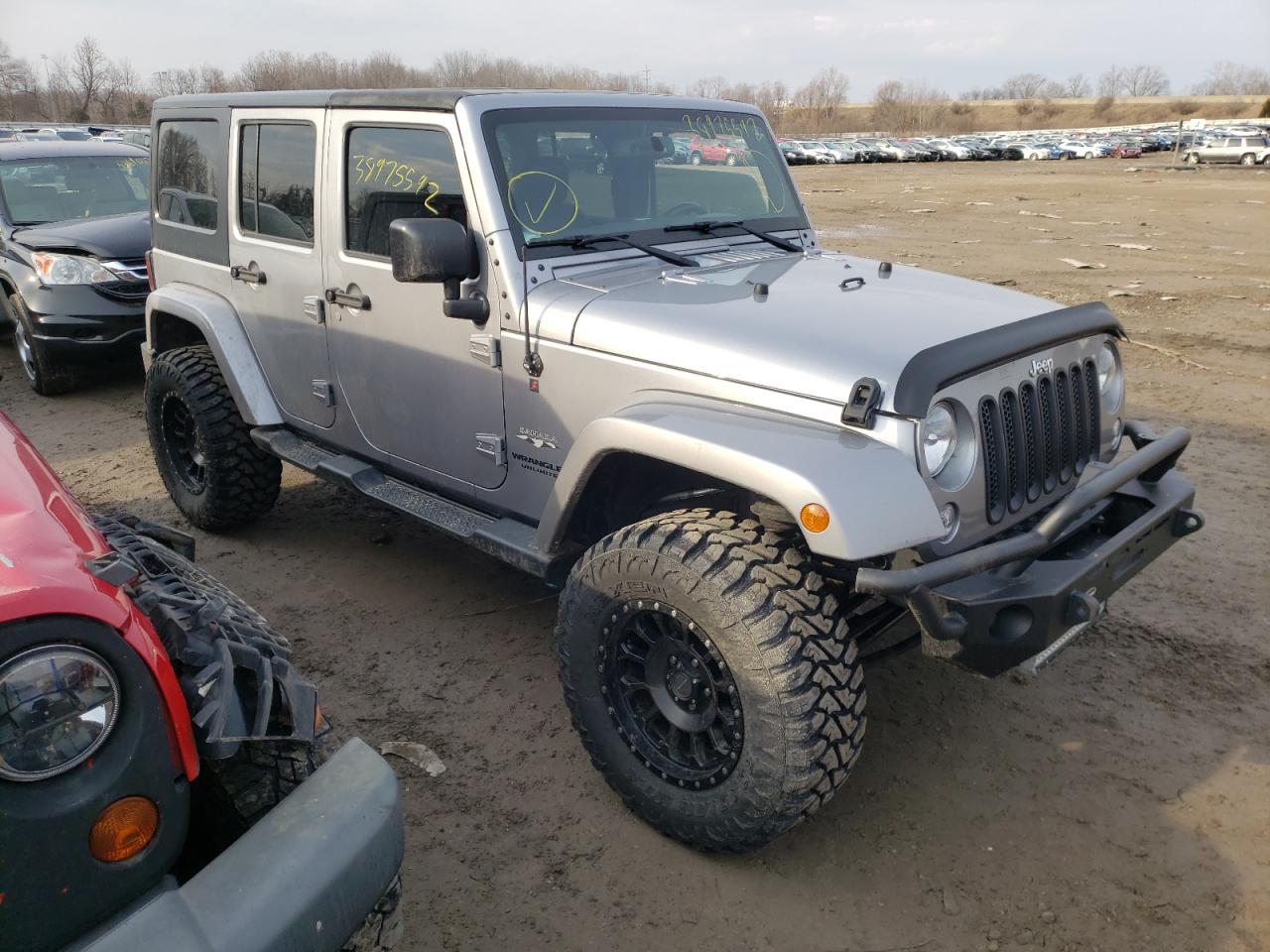 JEEP WRANGLER U 2016 with VIN 1C4BJWEGXGL168798 - Photo from auction