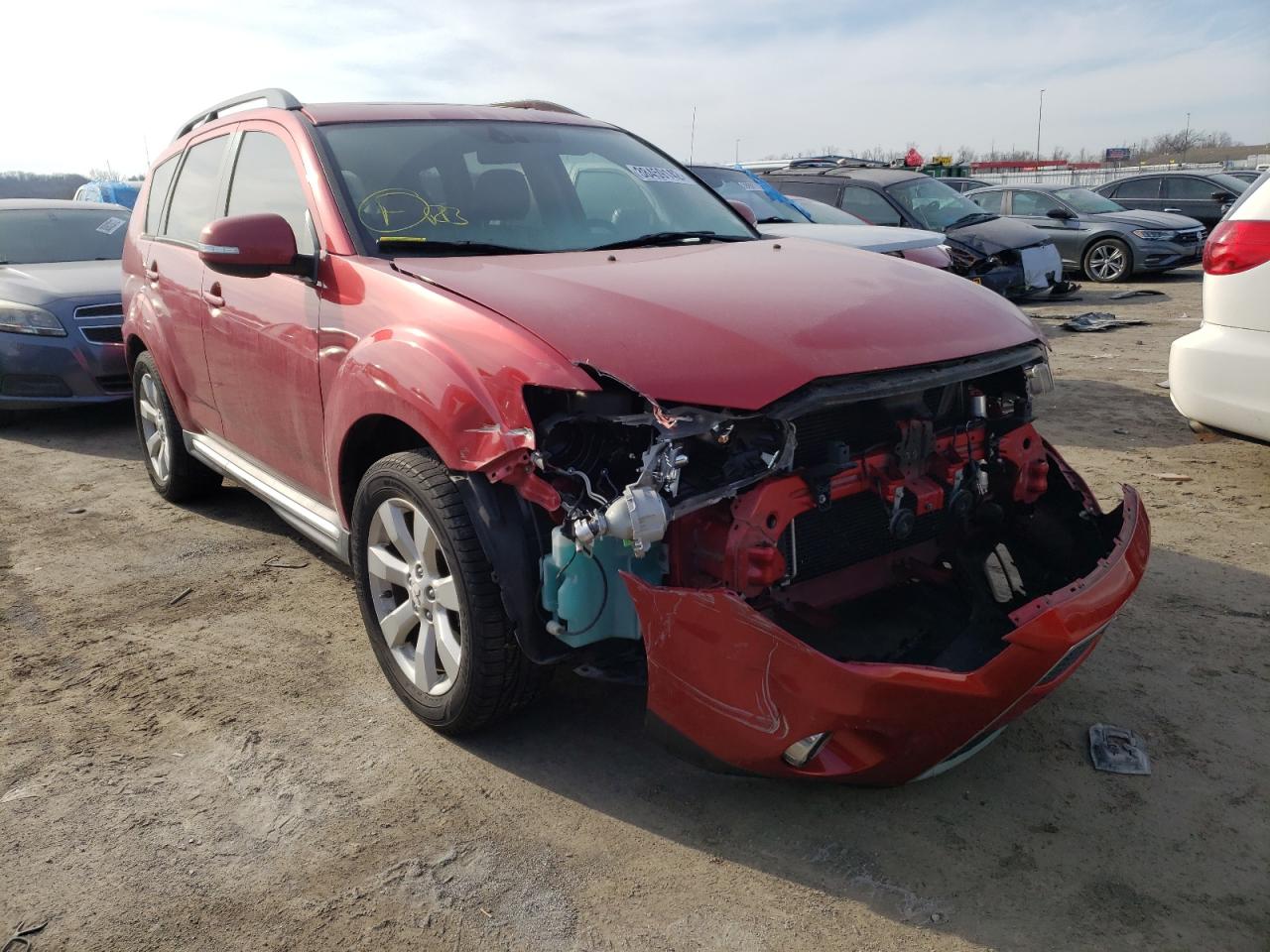 MITSUBISHI OUTLANDER 2010 with VIN JA4JS4AX9AZ006176 - Photo from auction