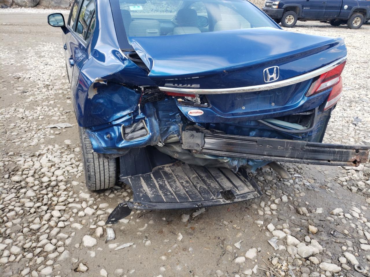 Photo 9 from auction – 2013 HONDA CIVIC EXL with VIN 19XFB2F90DE256660