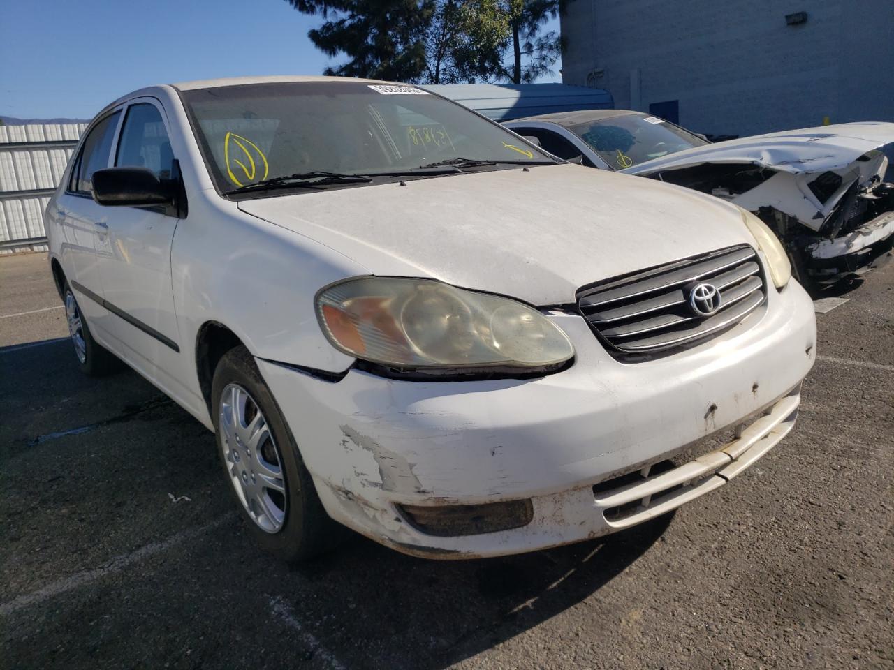 TOYOTA COROLLA CE 2003 with VIN 1NXBR32E53Z147514 - Photo from auction