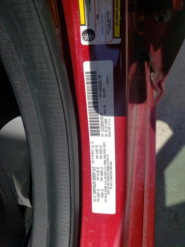 Photo 10 from auction – 2012 CHRYSLER 200 TOURIN with VIN 1C3CCBBG8CN299789