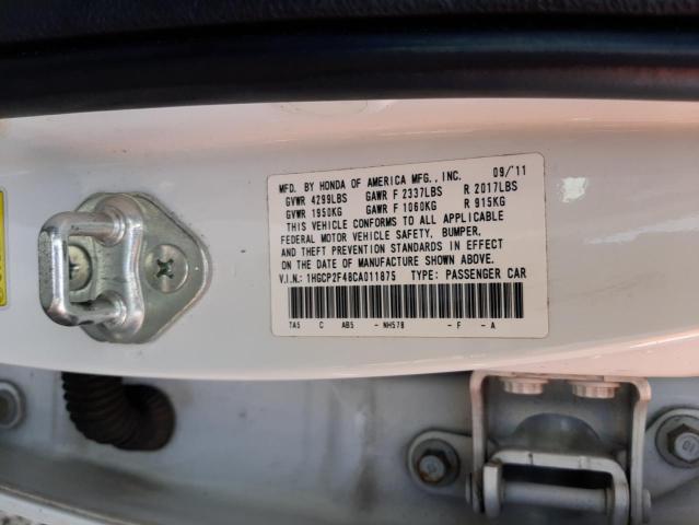 Photo 10 from auction – 2012 HONDA ACCORD LXP with VIN 1HGCP2F48CA011875
