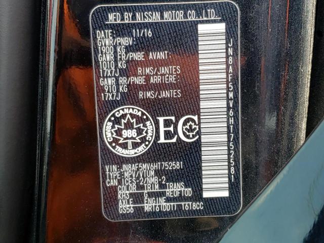 Photo 10 from auction – 2017 NISSAN JUKE S with VIN JN8AF5MV6HT752581