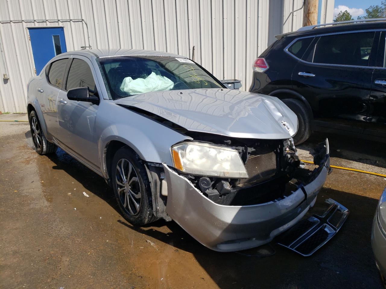 DODGE AVENGER SE 2012 with VIN 1C3CDZAB8CN102793 - Photo from auction