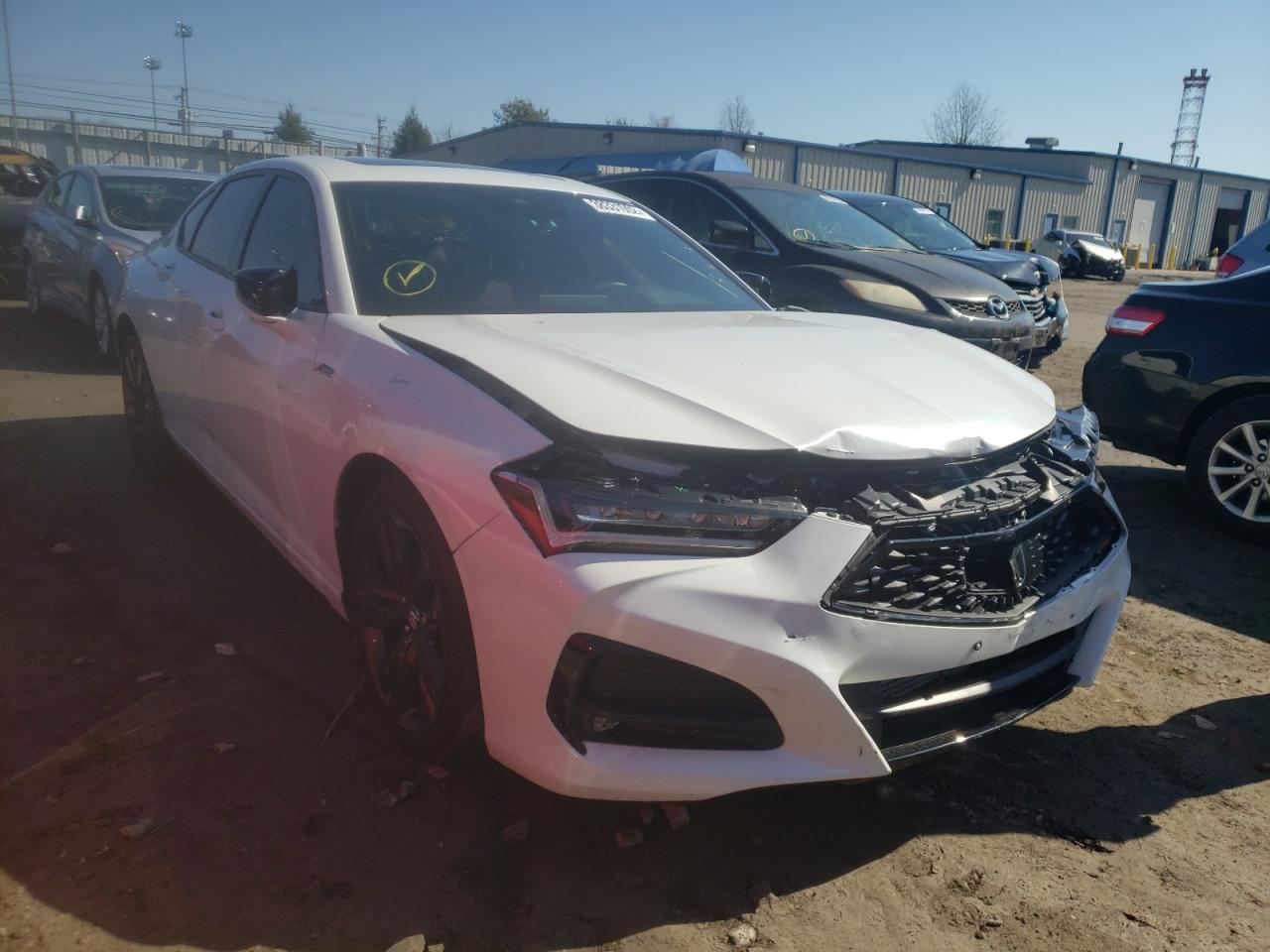 Photo 1 from auction – 2021 ACURA TLX TECH A with VIN 19UUB6F55MA010140