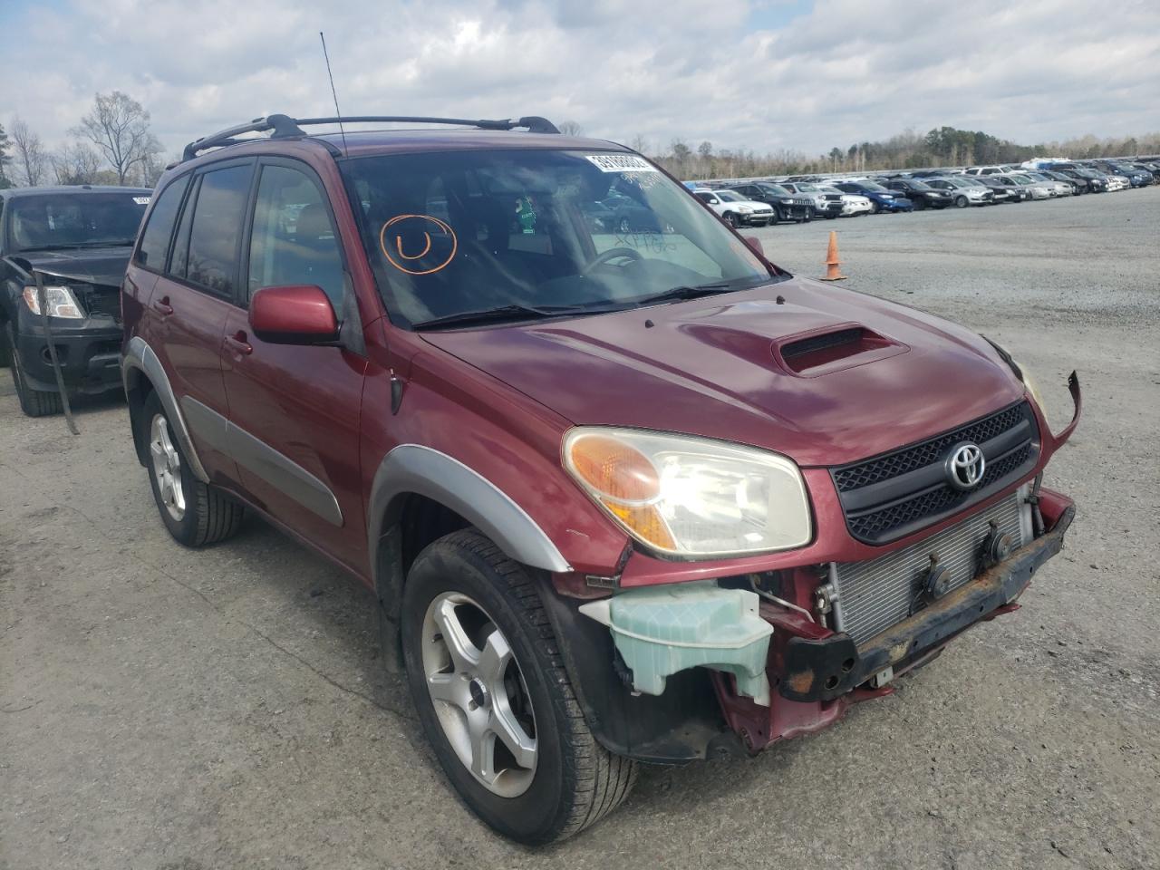 TOYOTA RAV4 2004 with VIN JTEHD20V440017254 - Photo from auction