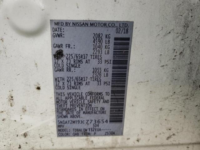Photo 10 from auction – 2018 NISSAN ROGUE S with VIN 5N1AT2MT9JC773654