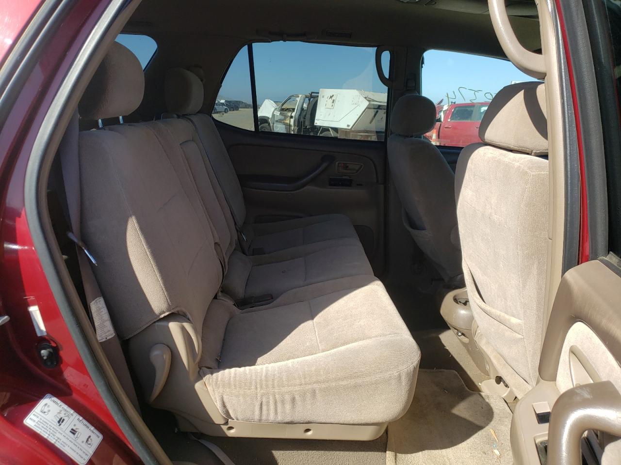 Photo 6 from auction – 2002 TOYOTA SEQUOIA SR with VIN 5TDZT34A52S086103