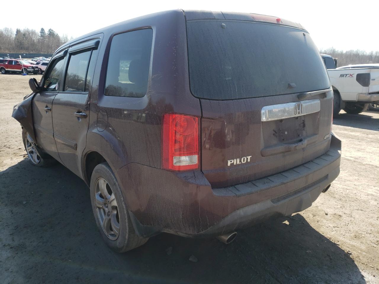 Foto 3 de la subasta – 2014 HONDA PILOT EXL con VIN 5FNYF4H66EB030680