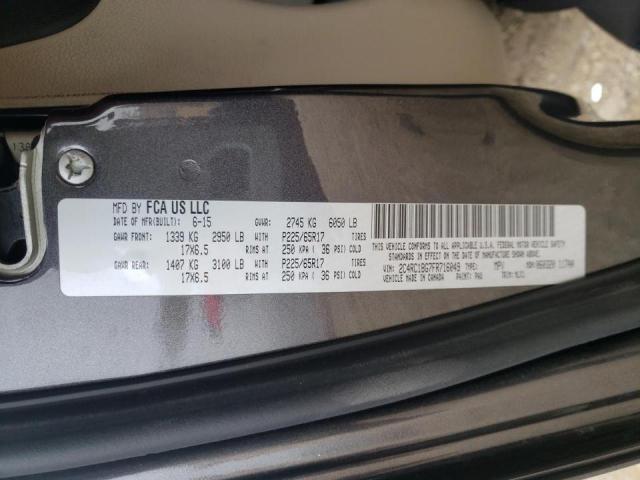 Photo 10 from auction – 2015 CHRYSLER TOWN & COU with VIN 2C4RC1BG7FR716049