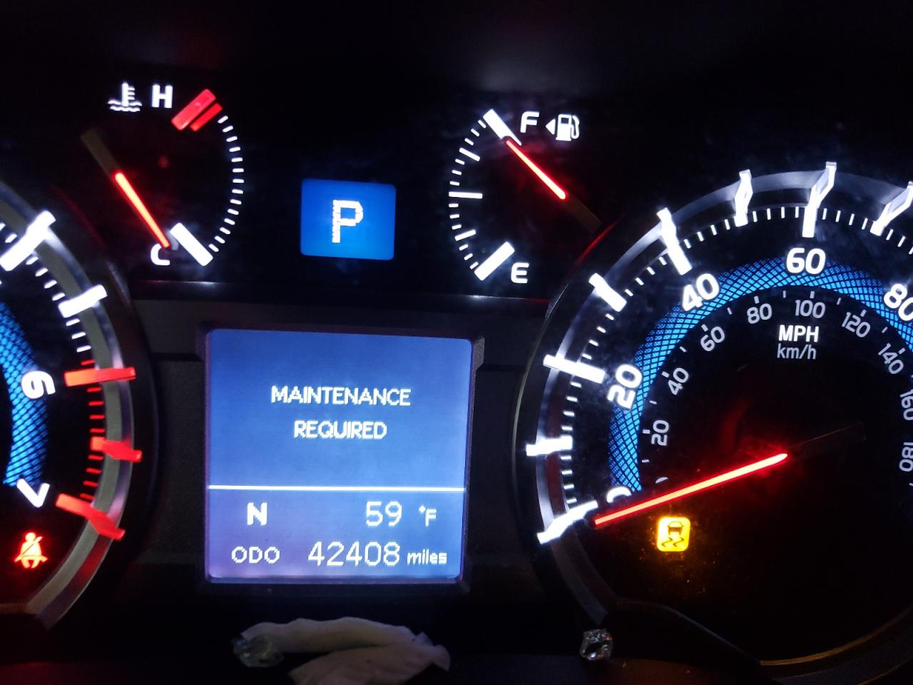 Photo 8 from auction – 2019 TOYOTA 4RUNNER SR with VIN JTEBU5JRXK5642007