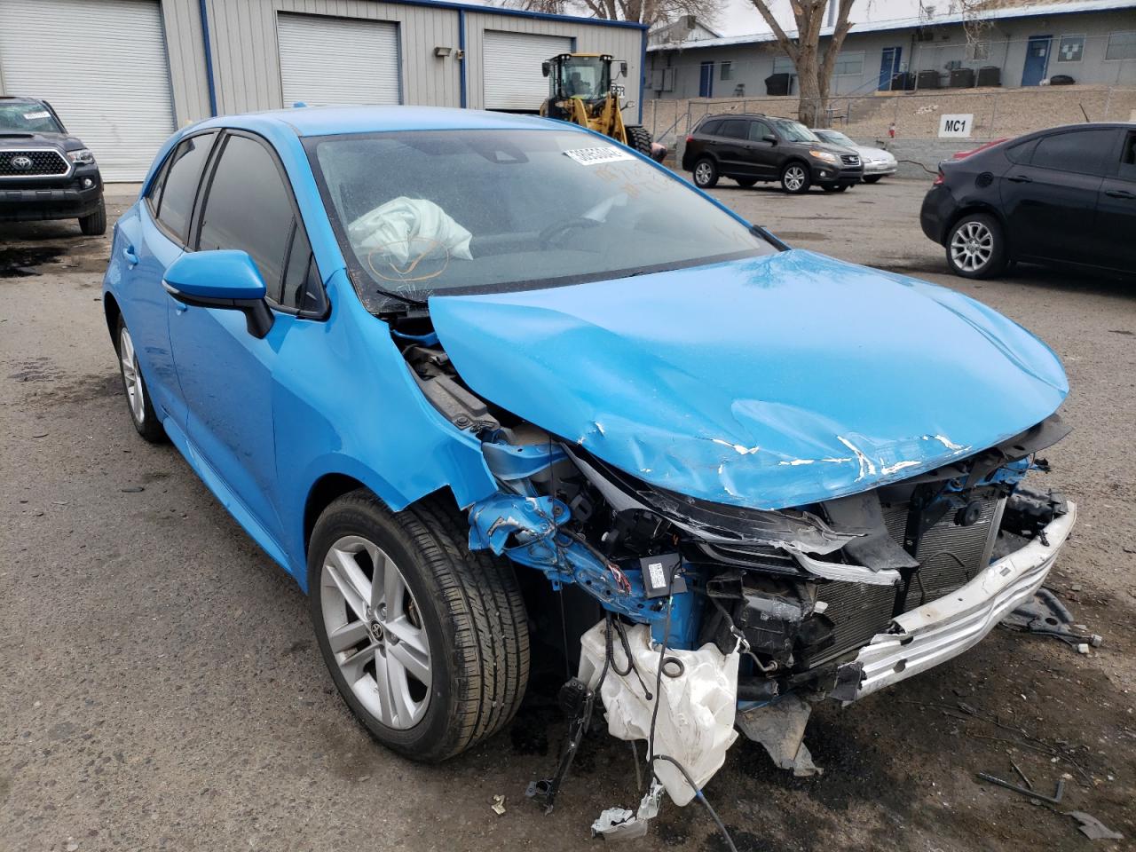 TOYOTA COROLLA SE 2019 with VIN JTNK4RBE8K3040463 - Photo from auction