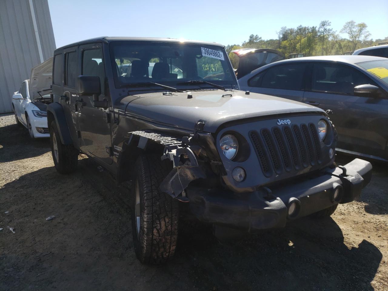 JEEP WRANGLER U 2014 with VIN 1C4BJWDG8EL276674 - Photo from auction