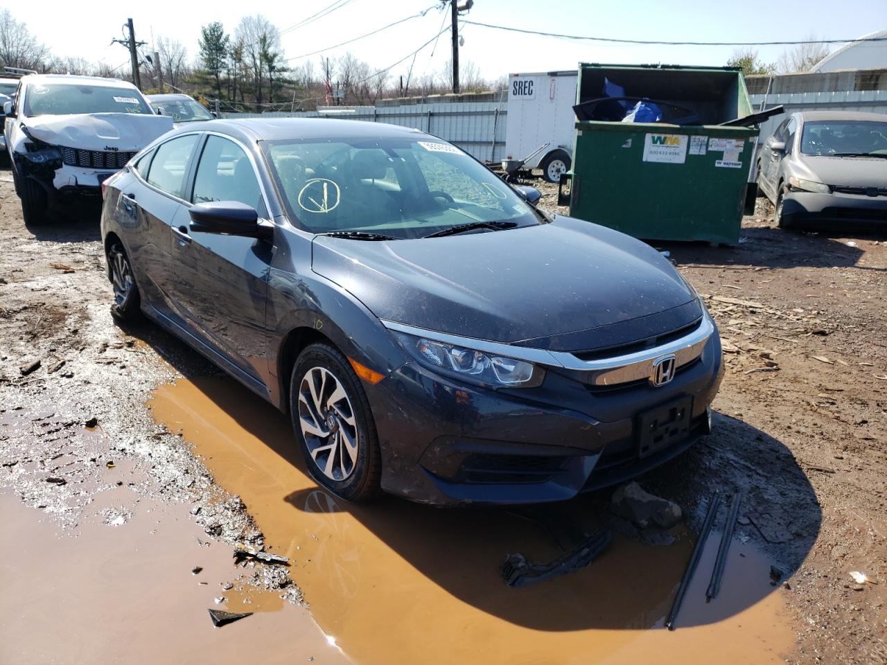 HONDA CIVIC EX 2018 with VIN 2HGFC2F71JH548668 - Photo from auction