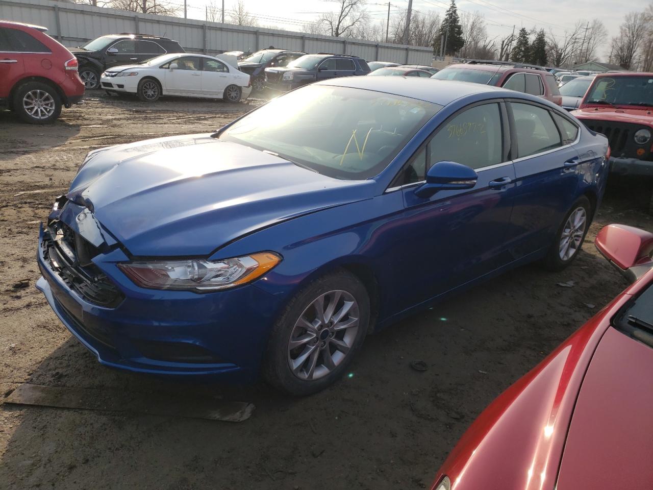Photo 2 from auction – 2017 FORD FUSION SE with VIN 3FA6P0HD6HR263785