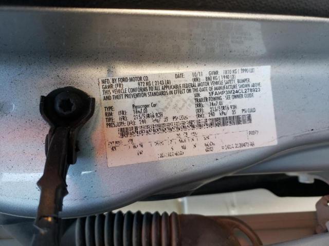 Photo 10 from auction – 2012 FORD FOCUS SEL with VIN 1FAHP3M24CL278923