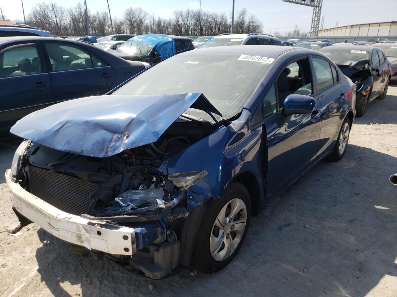 Photo 2 from auction – 2015 HONDA CIVIC LX with VIN 19XFB2F53FE065377