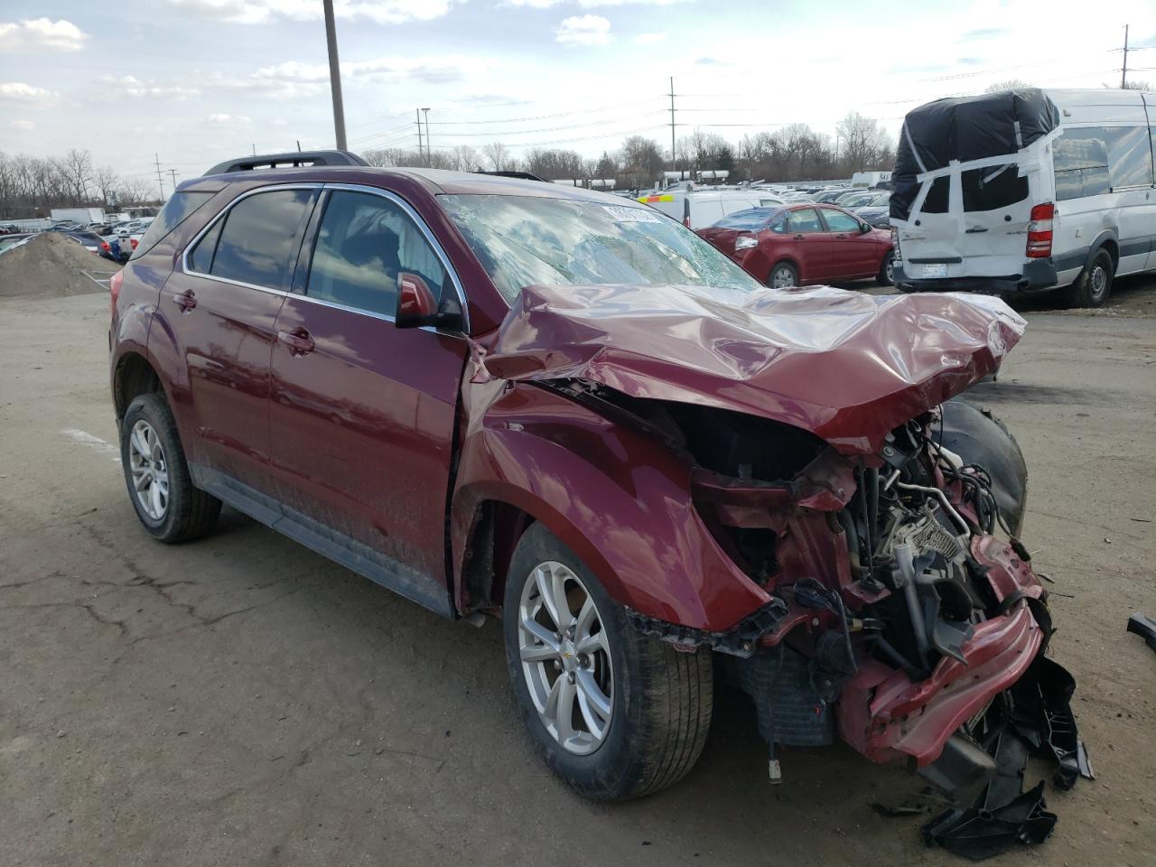 CHEVROLET EQUINOX LT 2017 with VIN 2GNALCEK2H1592886 - Photo from auction