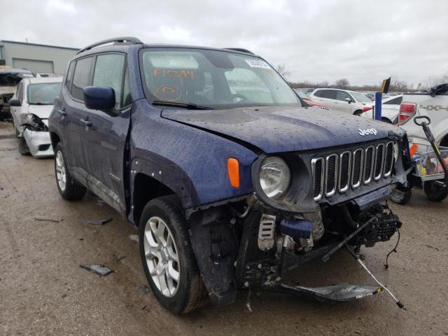 JEEP RENEGADE L 2017 with VIN ZACCJBBB9HPF15394 - Photo from auction