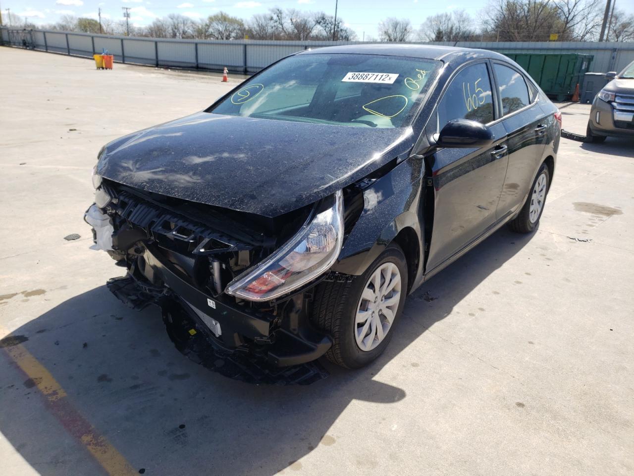 Photo 2 from auction – 2022 HYUNDAI ACCENT SE with VIN 3KPC24A67NE164054
