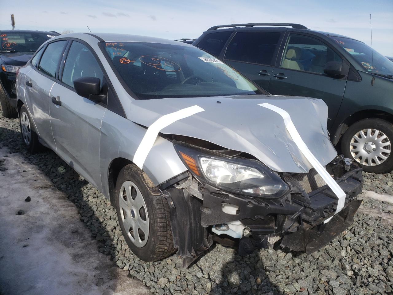 FORD FOCUS S 2014 with VIN 1FADP3E24EL122283 - Photo from auction