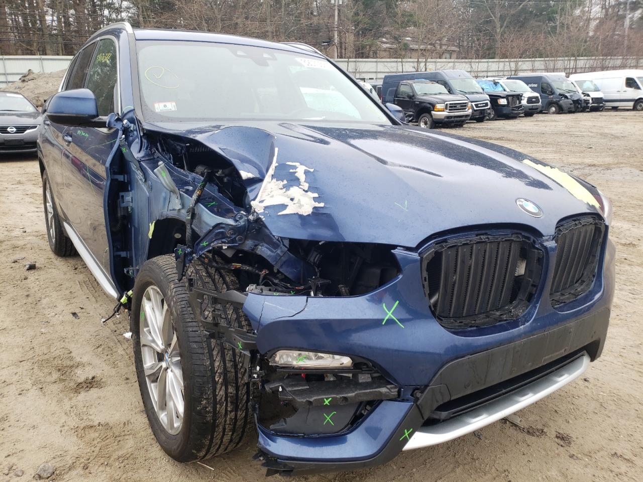 BMW X3 XDRIVE3 2018 with VIN 5UXTR9C5XJLD89116 - Photo from auction