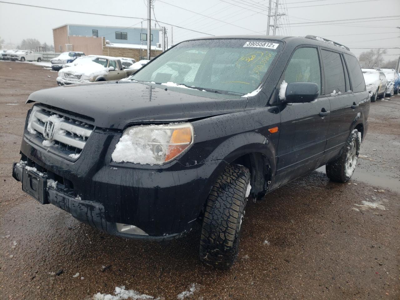 Photo 2 from auction – 2008 HONDA PILOT EX with VIN 5FNYF18458B039954
