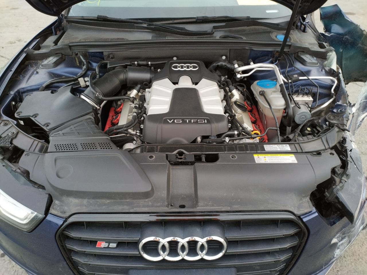 Photo 7 from auction – 2014 AUDI S5 PREMIUM with VIN WAUCGAFR5EA064134