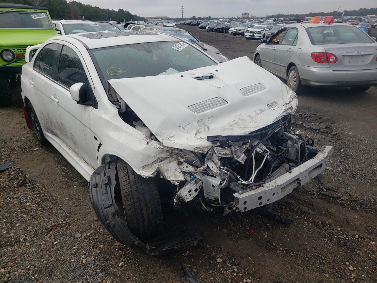 MITSUBISHI LANCER EVO 2015 with VIN JA32W5FV2FU007491 - Photo from auction