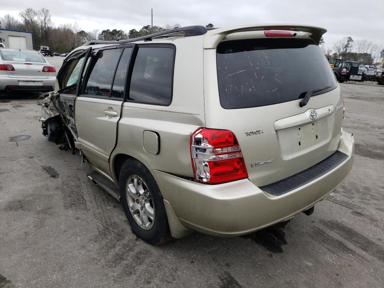 Photo 3 from auction – 2002 TOYOTA HIGHLANDER with VIN JTEHF21A520097070