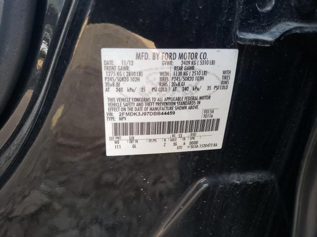Photo 10 from auction – 2013 FORD EDGE SEL with VIN 2FMDK3J97DBB44459
