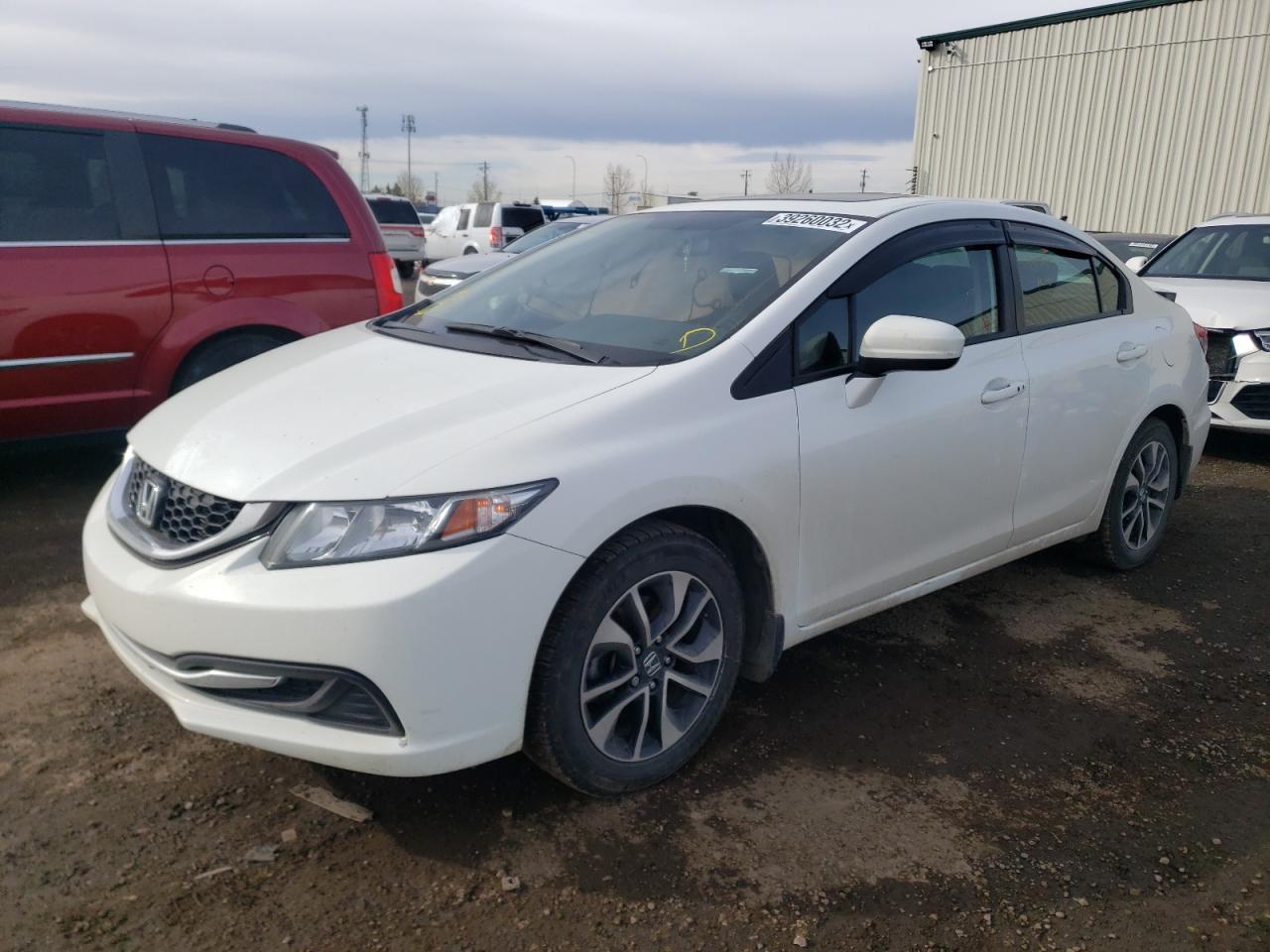 Photo 2 from auction – 2015 HONDA CIVIC LX with VIN 2HGFB2F50FH023240