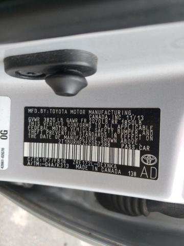 Photo 10 from auction – 2014 TOYOTA COROLLA L with VIN 2T1BURHE2EC067388