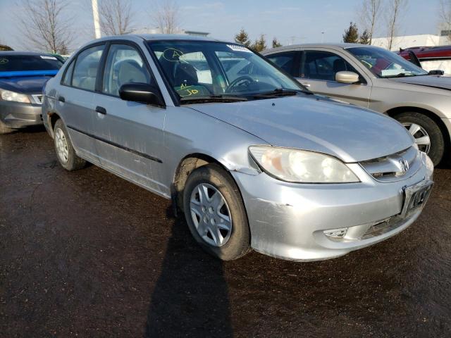 Photo 1 from auction – 2005 HONDA CIVIC DX V with VIN 2HGES16395H018024