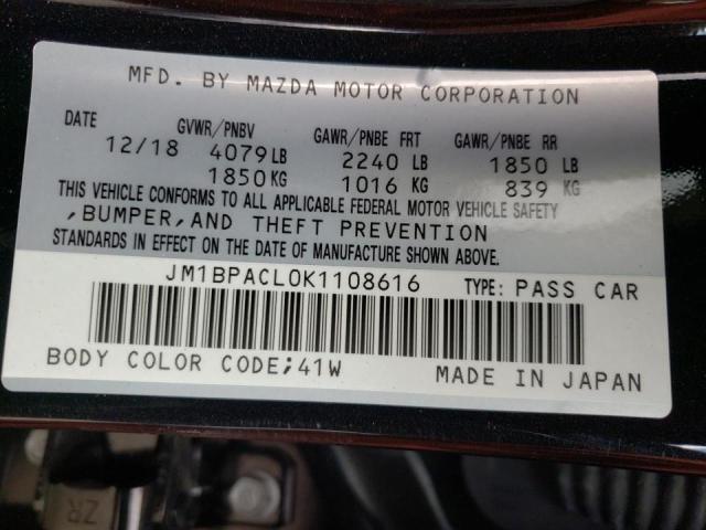 Photo 10 from auction – 2019 MAZDA 3 PREFERRE with VIN JM1BPACL0K1108616