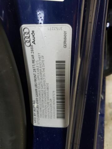 Photo 10 from auction – 2013 AUDI S7 PREMIUM with VIN WAUW2AFC9DN037579