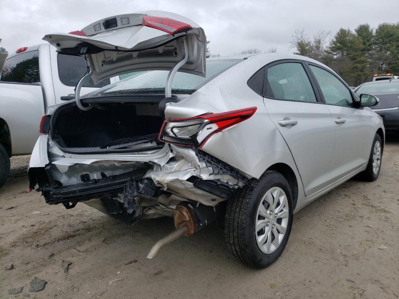 Photo 4 from auction – 2022 HYUNDAI ACCENT SE with VIN 3KPC24A67NE157749