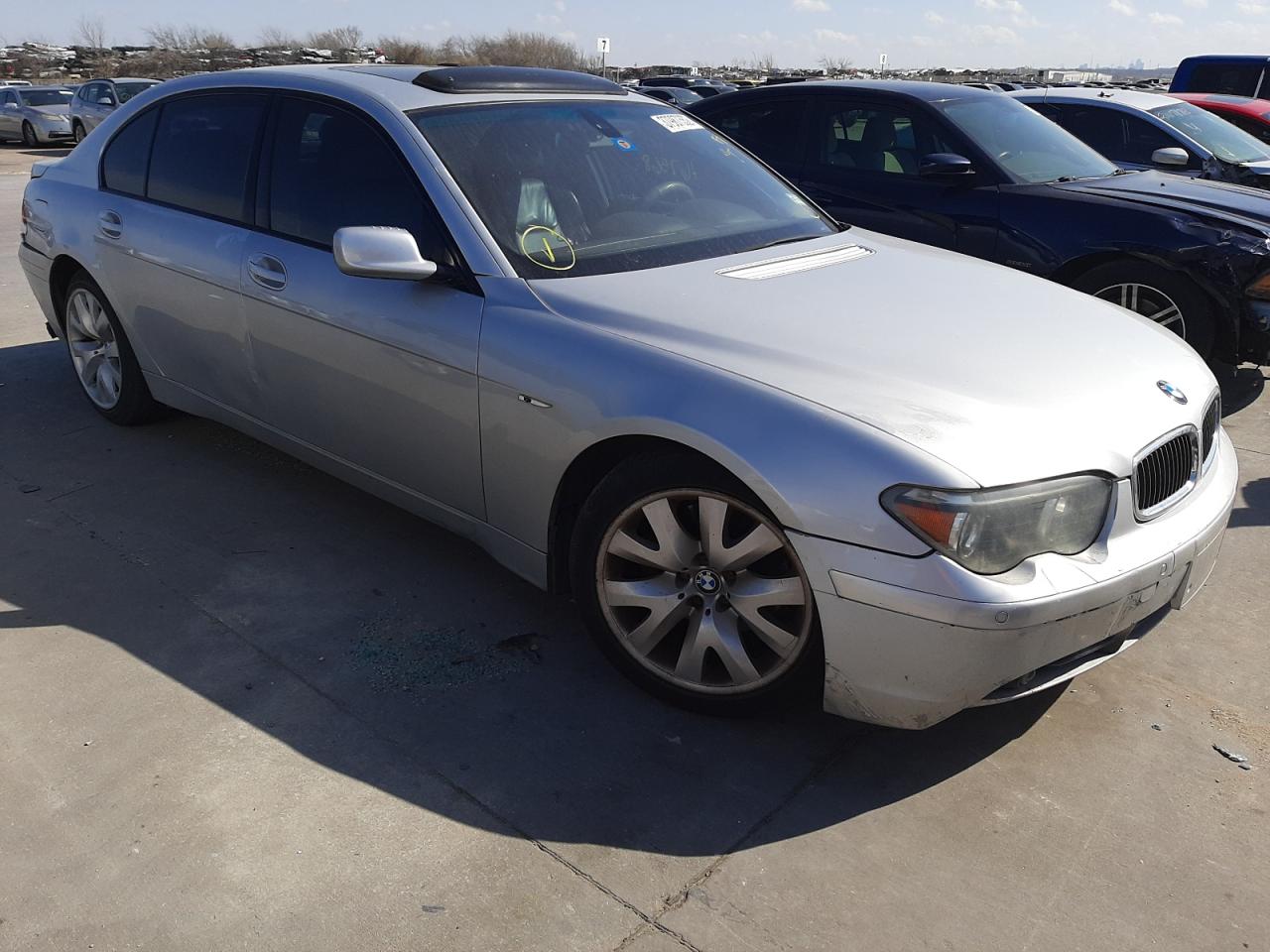 BMW 745 LI 2004 with VIN WBAGN63424DS51146 - Photo from auction
