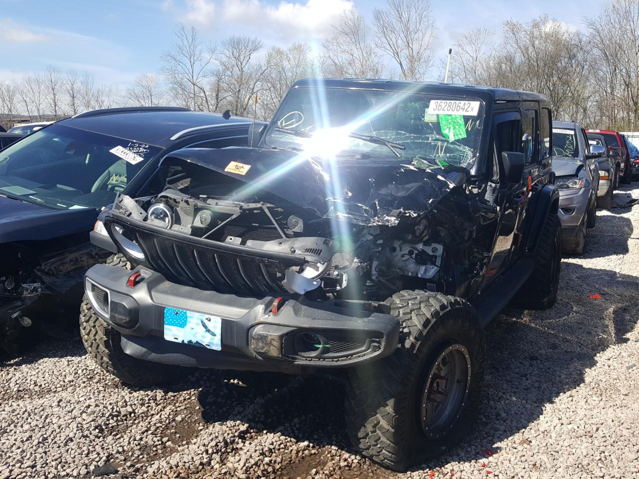 Photo 2 from auction – 2018 JEEP WRANGLER U with VIN 1C4HJXEG3JW224716