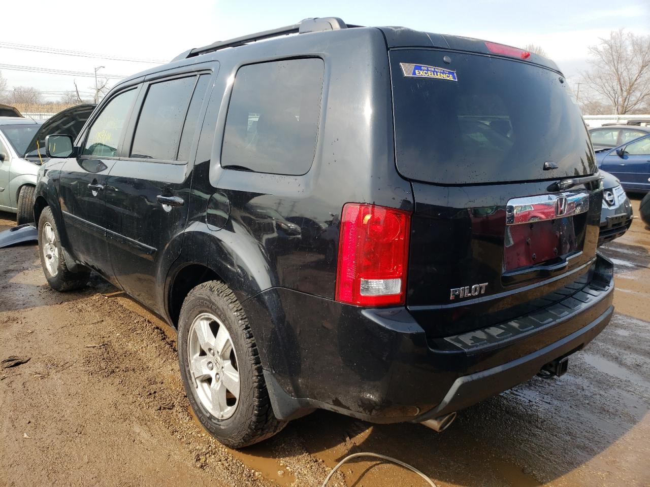 Photo 3 from auction – 2009 HONDA PILOT EXL with VIN 5FNYF38619B005928