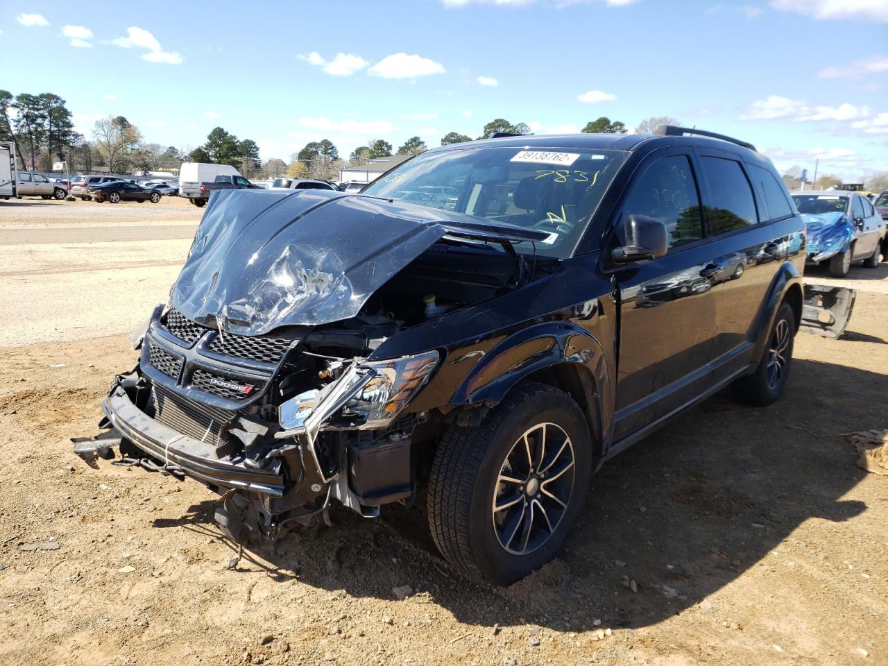 Photo 2 from auction – 2017 DODGE JOURNEY SE with VIN 3C4PDCAB0HT637831
