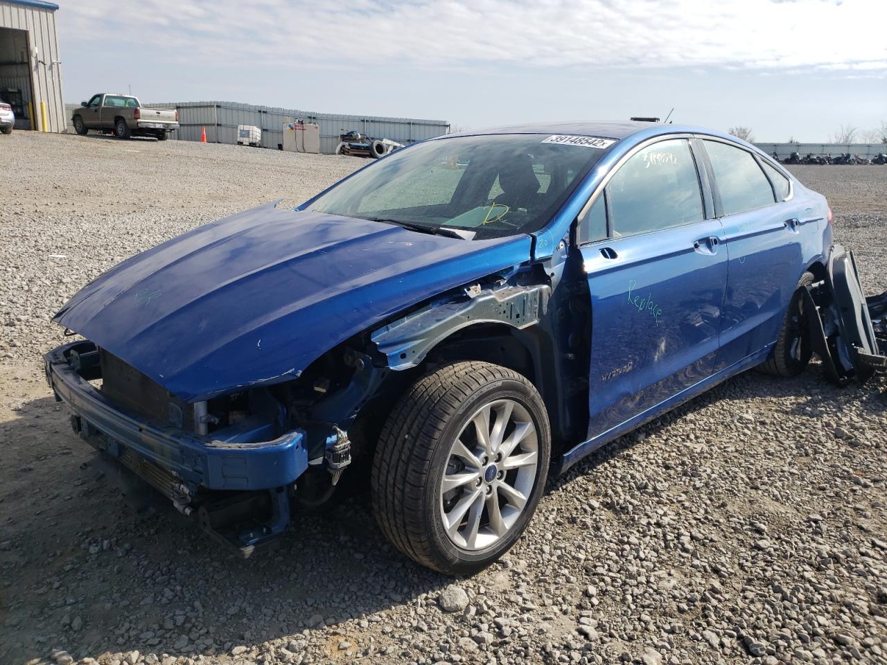 Photo 2 from auction – 2017 FORD FUSION SE with VIN 3FA6P0LU8HR380727