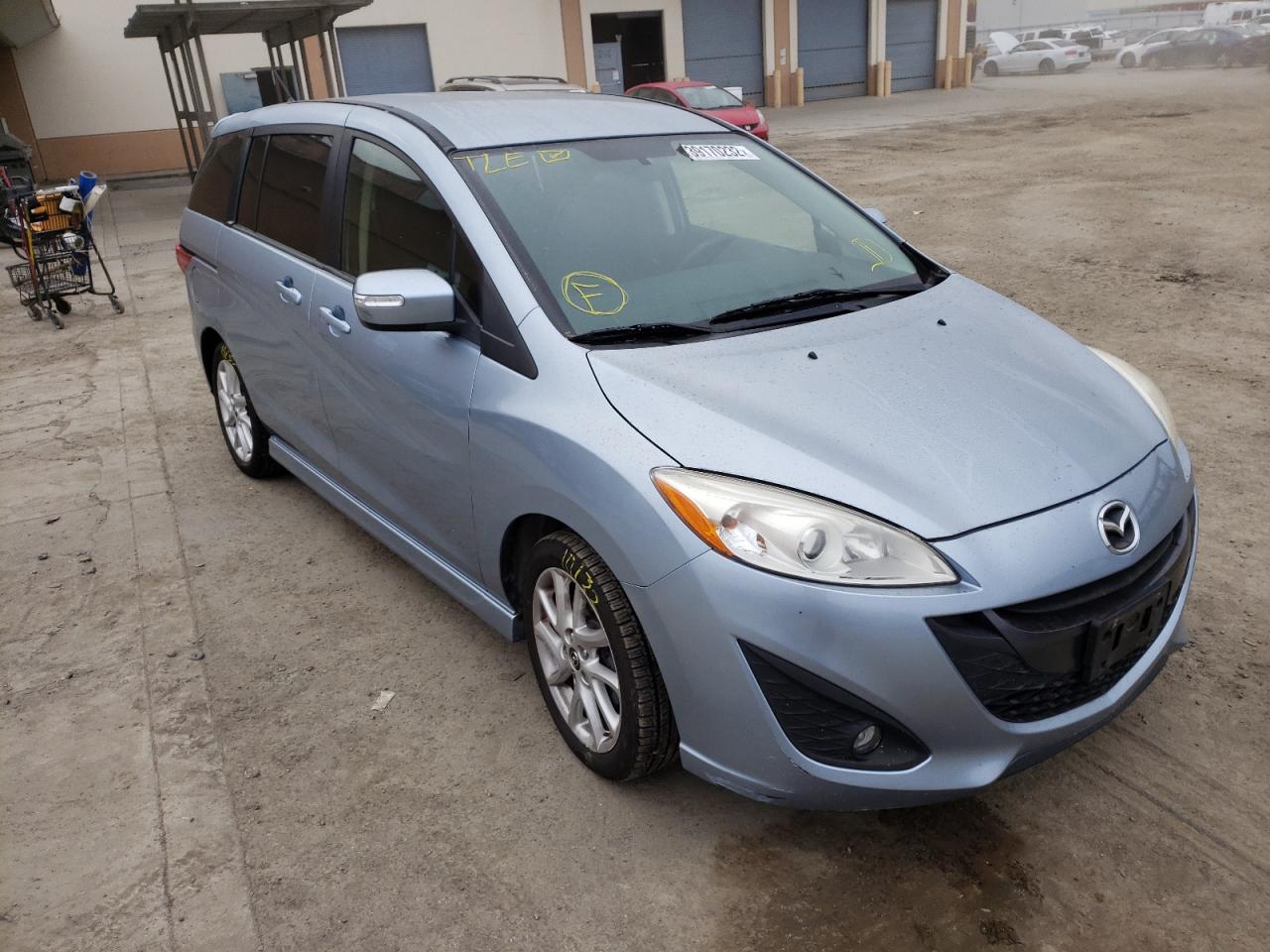 MAZDA 5 2013 with VIN JM1CW2CL8D0158931 - Photo from auction