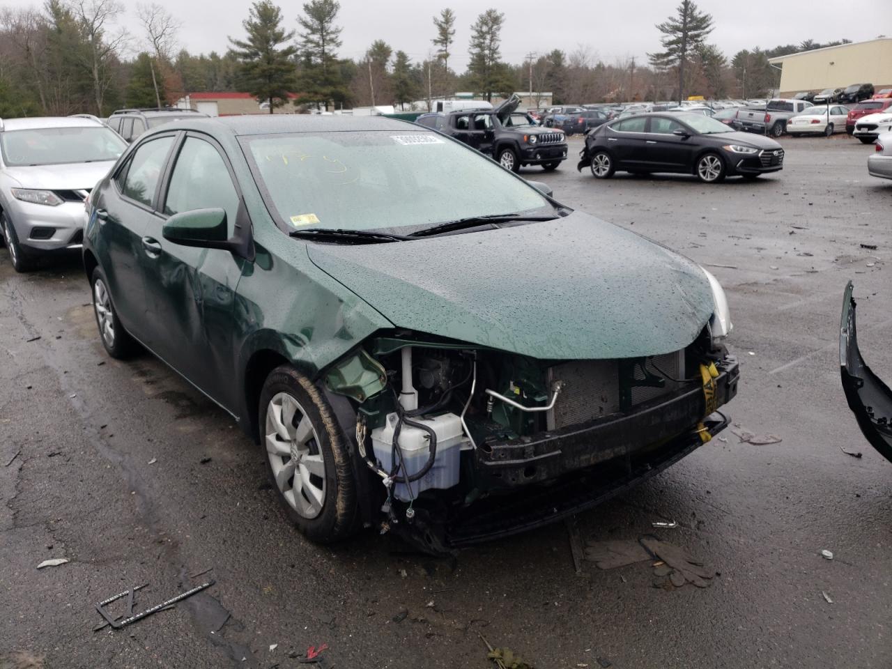 TOYOTA COROLLA L 2014 with VIN 2T1BURHE8EC173764 - Photo from auction